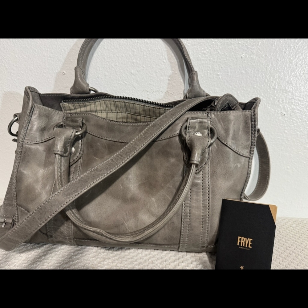 Frye Stone Leather Satchel